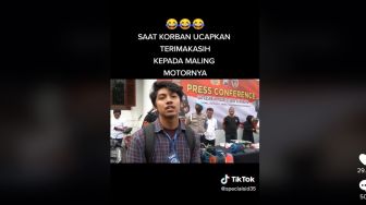 Kocak Abis! Motornya Dicuri,Pemuda Ini Malah Berterima Kasih ke Pelaku