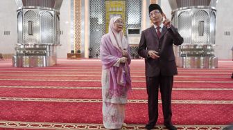 Istri PM Malaysia, Wan Azizah Wan Ismail Mengunjungi Masjid Istiqlal