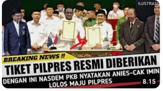 CEK FAKTA: Benarkah Anies Baswedan dan Cak Imin Fix Duet di Pilpres 2024?