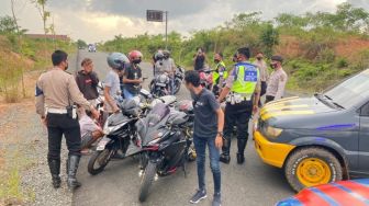 Balap Liar di Banjarmasin, Kapolresta Tegas Tilang dan Potong Knalpot Brong