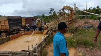 Kapolres Banjarbaru Tutup Tambang Ilegal di Banjarbaru