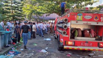 Sekolah Modal Bangsa Terbakar, Tiga Kamar Asrama Siswi Rusak Berat