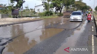 Akibat Curah Hujan Tinggi dan Genangan Banjir, Jalan Rusak di Kabupaten Kudus Mencapai 116 Km