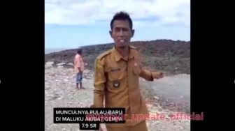 Penampakan Pulau Baru Pasca Gempa Berpotensi Tsunami di Maluku Bikin Geger