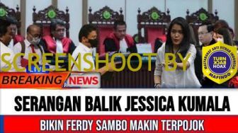 CEK FAKTA: Benarkah Breaking News Ferdy Sambo Kaget Jessica Wongso Beri Bukti Ini di Depan Hakim?