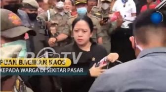 'Panas Banget, Bad Mood' Puan Maharani Minta Maaf Soal Video Bagi Kaos Sambil Cemberut