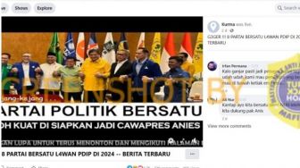 CEK FAKTA: Video 8 Partai Politik Bersatu Siapkan Cawapres Anies Baswedan, Benarkah?