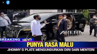 CEK FAKTA: Benarkah Menteri NasDem Johnny G Plate Mengundurkan Diri dari Menkominfo?