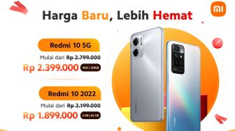 Harga HP Redmi 10 5G dan Redmi 10 2022 Turun Jelang Tahun Baru Imlek di Indonesia