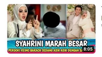 CEK FAKTA: Syahrini Pergoki Reino Barack Tidur Bareng Adik Kandungnya, Benarkah?