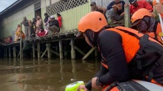 Momen Ajaib Buaya Antar Balita Tewas Tenggelam Di Sungai Kukar, Jasad Utuh Tanpa Luka Cabikan
