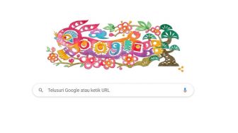 Google Doodle Rayakan Tahun Baru Imlek 2023, Bunga-bunga Berbentuk Kelinci Warnai Halaman Utama