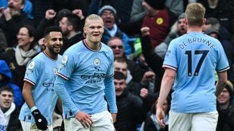 Hasil Liga Inggris: Erling Haaland Menggila Lagi, Borong 3 Gol Manchester City Lawan Wolves