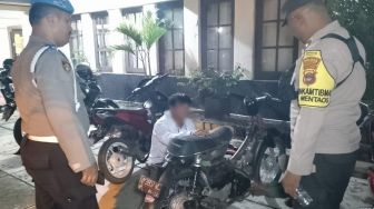 Balap Liar Kocar-kacir, Polsek Banjarbaru Utara Sita 10 Unit Motor Knalpot 