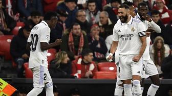 Hasil Athletic Bilbao vs Real Madrid: Karim Benzema dan Toni Kroos Bawa Los Blancos Menang 2-0