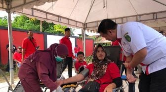 PMI Kukar Gelar Donor Darah di HUT PDI Perjuangan