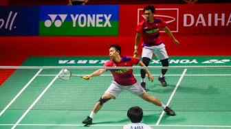 Hajar Ganda Putra Jepang, The Daddies Lolos ke 16 Besar Indonesia Masters 2023