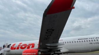 Pesawat Lion Air Tabrak Garbarata Bandara Mopah Merauke