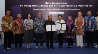 Telkom dan Transjakarta Berkolaborasi Kembangkan Sistem Teknologi Informasi