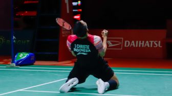 Jonatan Christie Ungkap Makna Selebrasi Heboh usai Melaju ke Final Indonesia Masters 2023