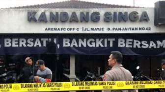 Buntut Insiden Perusakan Kantor Arema FC, Polisi Amankan Sejumlah Orang