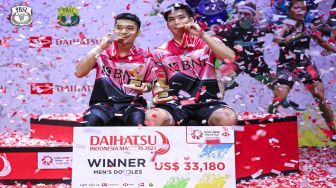 Kalahkan Wakil China di Final, Leo/Daniel Sabet Gelar Juara Indonesia Maste