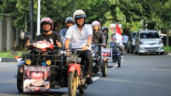 Belasan Difabel Klaten Motoran 5 Jam Demi Temui Ganjar Pranowo di Rumah Dinas Gubernur