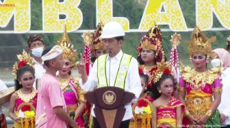 Jokowi Resmikan Bendungan Tamblang Senilai Rp820 Miliar di Bali