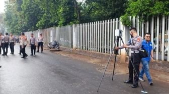 Rekonstruksi Ulang Kecelakaan Mahasiswa UI Ditabrak Pensiunan Polisi, Polda Metro Jaya Gunakan 3D Laser Scanner