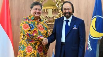 Pertemuan Airlangga-Surya untuk Kepentingan Politik Kebangsaan