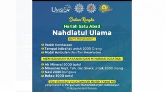 Ikut Doakan NU, Muhammadiyah Sidoarjo: Silakan Istirahat di Masjid Kami, Ada Makan-Minum Gratis