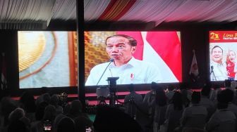 Puja-puji Jokowi di HUT Gerindra: Elektabilitas Berpotensi Teratas hingga Prediksi Menang Pemilu