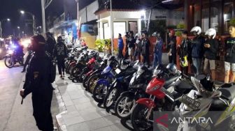 Polrestabes Makassar Amankan 990 Motor Knalpot Bising