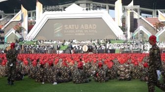 Puncak peringatan seabad Nahdlatul Ulama (NU) di Stadion Gelora Delta Sidoarjo, Jawa Timur, Selasa (7/2/2023). [ Foto dok. PBNU]