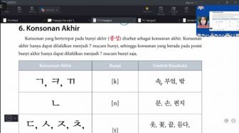 Keseruan Kelas Bahasa Korea Bareng Yoursay, Ada Tips Cepat Kuasai Batchim!