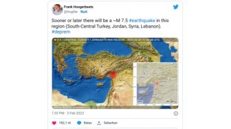Siapa Frank Hoogerbeets? Peneliti yang Ramal Gempa Turki 3 Hari Sebelumnya