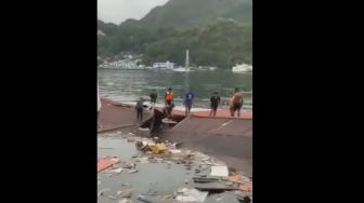 Fakta-fakta Gempa Jayapura: Bangunan Kafetaria sampai Amblas ke Laut, 4 Korban Meninggal