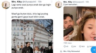 Kiky Saputri Pusing Mikirin Gaya Bikin Anak, Netizen: Spill yang Sudah Apa Aja