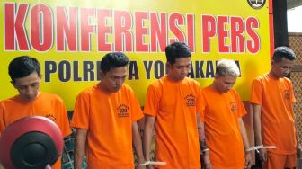 Sempat Kabur Ke Jakarta dan Jawa Barat, 6 Pelaku Klitih di titik Nol Kilometer Berhasil Diamankan