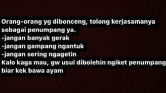 Kembali Bikin Ngakak, Kali Ini Bintang Emon Bikin Surat Terbuka untuk yang Dibonceng: Mohon Kerja Samanya