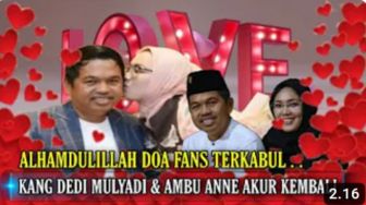 CEK FAKTA: Berkat Doa Fans, Dedi Mulyadi dan Ambu Anne Akhirnya Rujuk, Benarkah?