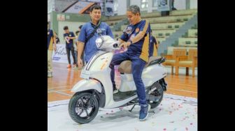 Yamaha Grand Filano Hybrid-Connected Resmi Rilis di Semarang, Bareng Seremoni Pembukaan Liga Basket Unika Soegijapranata