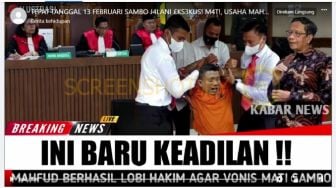 CEK FAKTA: Beredar Breaking News Mahfud MD Sukses Lobi Hakim Untuk Eksekusi Mati Ferdy Sambo, Benarkah?