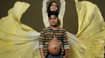 Dikandung oleh Sang Suami, Pasangan Transgender asal India Ini Dikarunia Anak Pertama