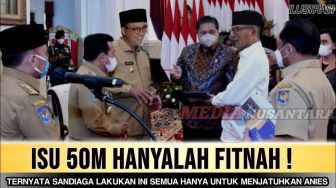 CEK FAKTA: Sandiaga Uno Sengaja Fitnah Utang Rp50 M Demi Jatuhkan Anies di Pilpres, Benarkah?