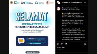 Link Pengumuman Final Rekrutmen Bersama BUMN 2022 Batch 2, Ada Namamu?