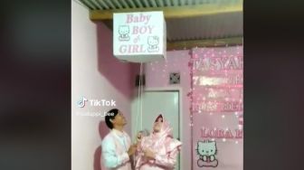 Bikin Pesta Gender Reveal Sederhana Bertema Hello Kitty, Pasangan Ini Tuai Pujian: Bahagia Nggak Harus Mewah