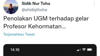 Gaduh Penolakan Pemberian Gelar Profesor Kehormatan di Internal Kampus, UGM Lakukan Kajian Akademik