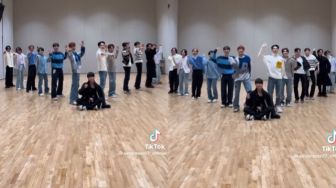 TikTok-an Sekabupaten, BSS Ajak SEVENTEEN Sunbaenim Challenge 'Fighting'