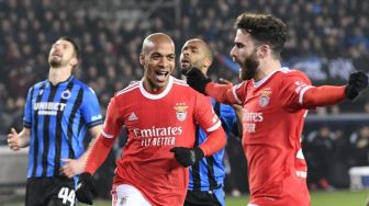 Hasil Liga Champions: Benfica Rebut Kemenangan 2-0 di Markas Club Brugge